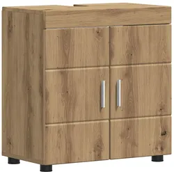 vidaXL, Badezimmerschrank, Inpenano (Waschbecken Schrank) (34 x 63 x 63 cm)