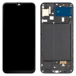 MP Display Unit für Galaxy A50 A505, OLED Version, Aftermarket, Schwarz (Display, Samsung Galaxy A50), Mobilgerät Ersatzteile, Schwarz