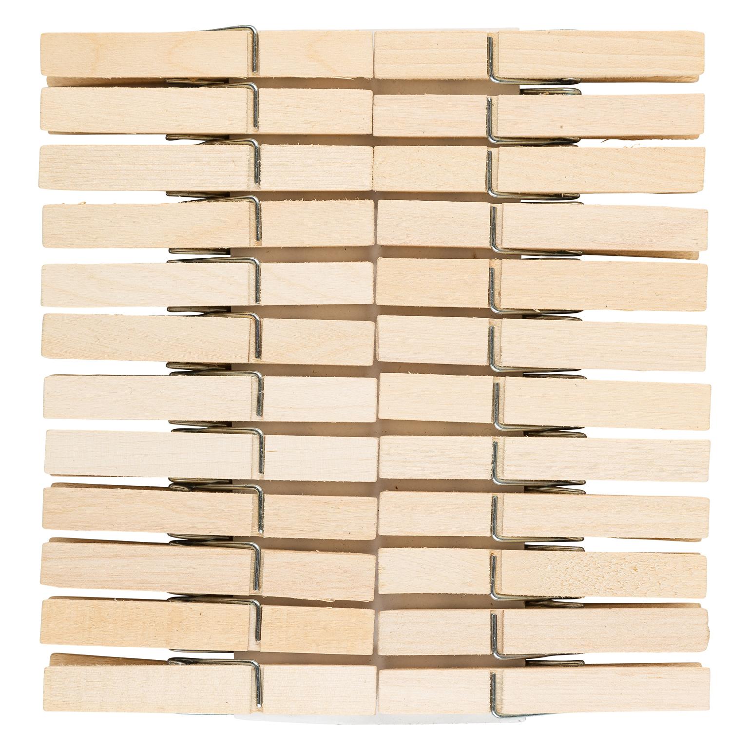 Idena Wäscheklammern 73mm 24 Stück aus Holz (22663336)