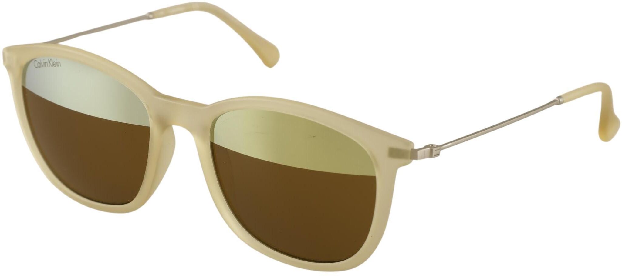 Calvin Klein Damen Sonnenbrille, Beige - Second Hand