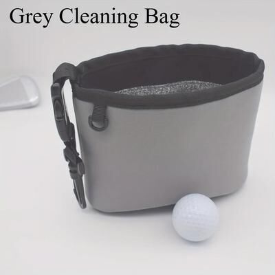 Uplifted Finds Golf Club Cleaning Bag Wear Resist Pouch grey