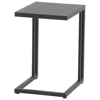 Beistelltisch SIENA GARDEN "Ramo", grau (anthrazit, anthrazit, anthrazit), B:33,5cm H:50cm T:40cm, Aluminium, Tische, Beistelltisch, Beistelltisch, BxTxH: 33,5x40x50 cm, Aluminium matt-anthrazit