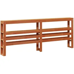 vidaXL, Bett, Holzbett (200 x 200 cm)