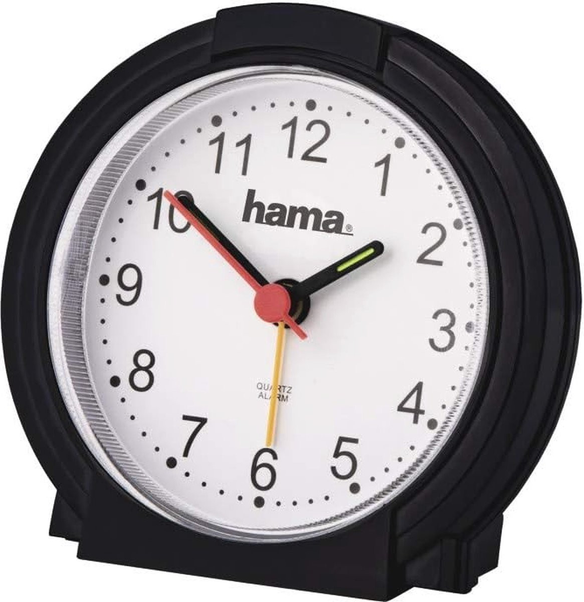 Analoge wekker zonder tikken met alarmfunctie en achtergrondverlichting