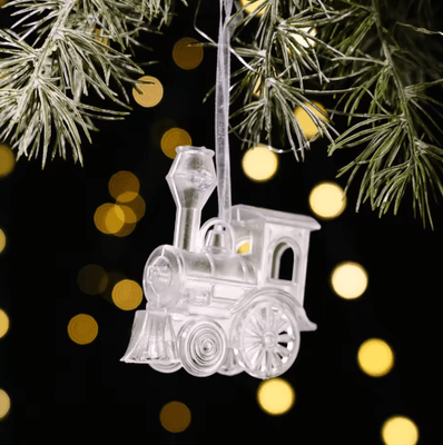 Inspire Picks Transparent Acrylic Christmas Angel Ornaments For Tree & Holiday Decor style 5
