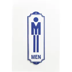 Deko Schild Toilet Men