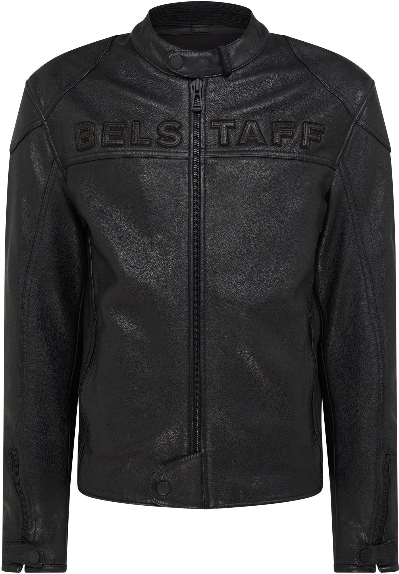 Belstaff Stour Motorrad Lederjacke 106019BLACKM