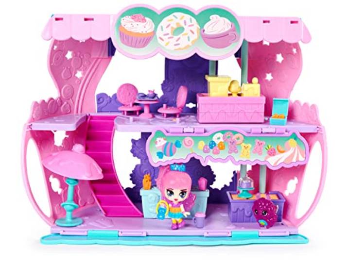 HATCHIMALS CollEGGtibles, Cosmic Candy Shop 2-in-1 speelset met exclusieve pixie, voor kinderen vanaf 5 jaar