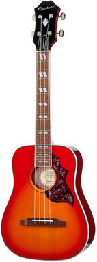 Epiphone Ukulele Hummingbird Outfit FCS Faded Cherry Sunburst