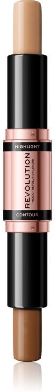 Revolution Fast Base dual-ended contouring stick shade Medium 2x4.3 g