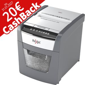 Rexel Aktenvernichter 2020050XEU Optimum AutoFeed+ 50X, 50 Blatt Autofeed, 20 Liter, 4x28 mm Partikelschnitt, P-4