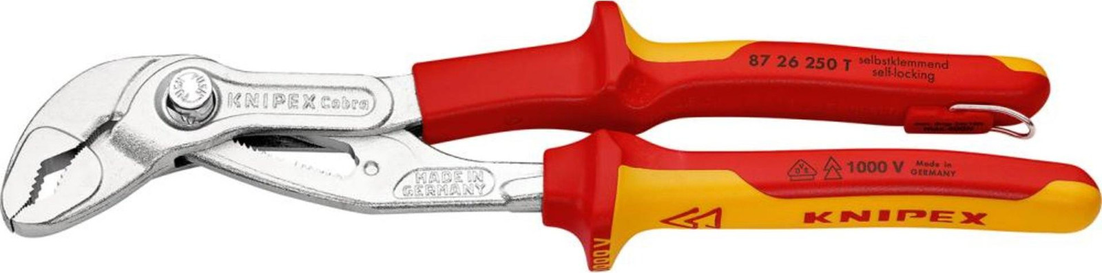 Knipex 87 26 250 T Slangklem Rood Geel