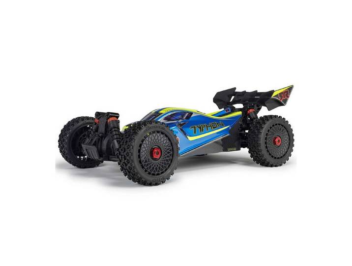 Arrma RC-Buggy Arrma RC Buggy TYPHON 4X4 223S BLX Brushless DSC 1:8 RTR Blau