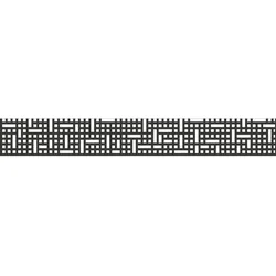 GroJa Steckzaun Designeinsatz Mesh Aluminium Anthrazit DB 703