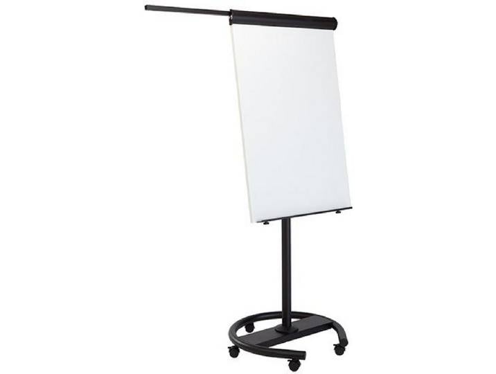 bi-office Standtafel Flipchart 70x100cm mobil umwandelbar schwarz