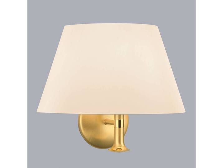Hufnagel Wandleuchte Royce, messing / gold, für Wohn- / Esszimmer, Messing, Modern