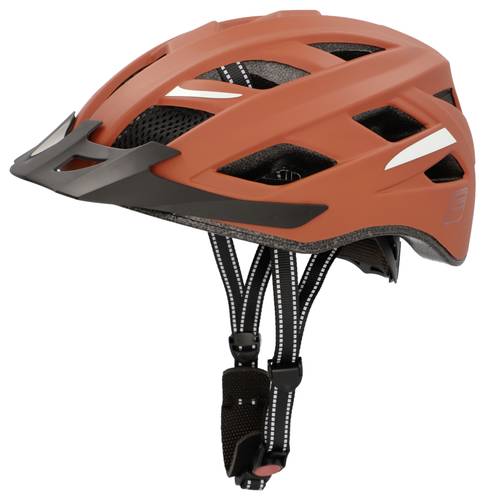 FISCHER FAHRRAD Urban Plus Miami Fahrrad-Helm Rost-Braun Konfektionsgröße=S/M Kopfumfang=52-59cm