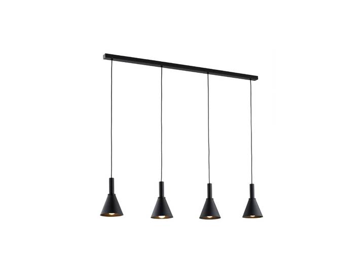 Hängeleuchte Norte Argon, dimmbar, schwarz, für Wohn- / Esszimmer, Metall, Modern
