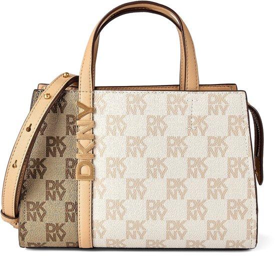 Dkny Handtasche 24 x 15,5 x 6 cm, Polyester, Beige Hardware