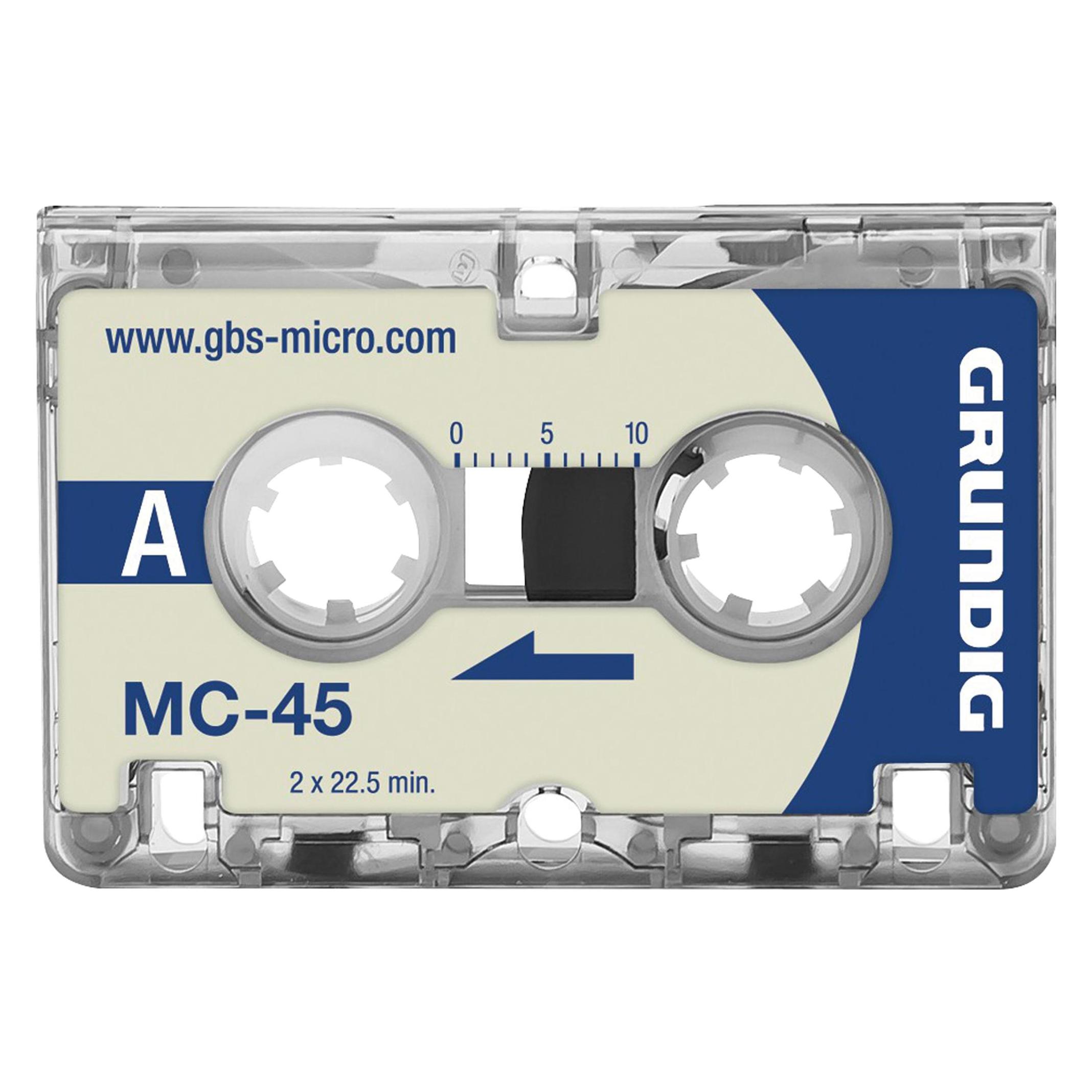 Grundig Microkassetten MC45 (3er- Pack) (GGM4500)