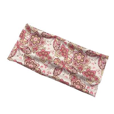 Bohend Boho Stirnband breit Yoga dehnbar Bandeau große Kopfbedeckung Sport sportlich Strand Haarschmuck für Frauen und Mädchen (1 Stück)