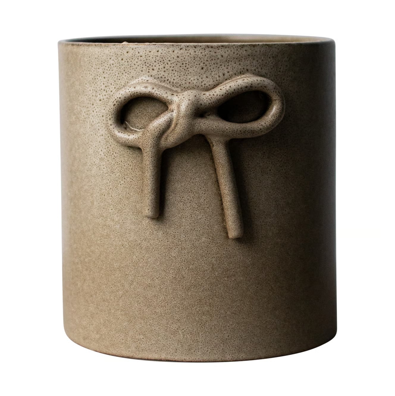 DBKD Bow pot beige tafeldecoratie Ø14 cm