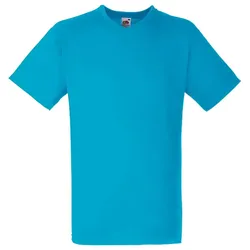 T-Shirt "F270" V-Ausschnitt Valueweight - L - azure blue