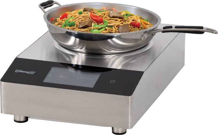 Casselin Piastra ad Induzione per Wok 400 Nero
