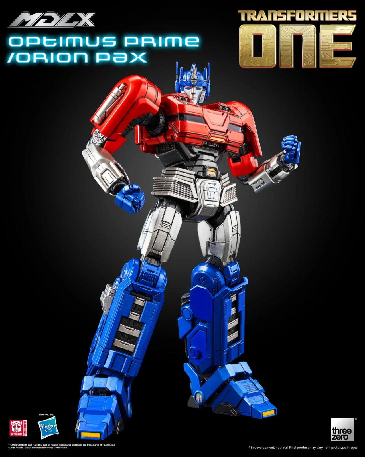 THREEZERO Transformers MDLX Actiefiguur Optimus Prime/Orion Pax, 16 cm