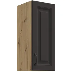 Hängeschrank 30 cm Stilo Grau + Eiche Artisan Küchenzeile Küchenblock Küche