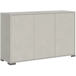 Itamoby Sideboard mit 3 Türen, 130 x 40 x 83 cm, Lumina Kaschmir