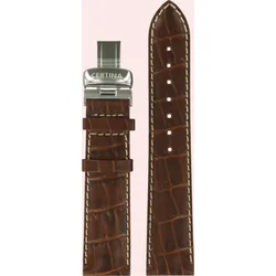 Certina - Leder Ds Podium Gent Standard Lederband Braun 20/18mm C600007148 - braun,genarbt,kalb