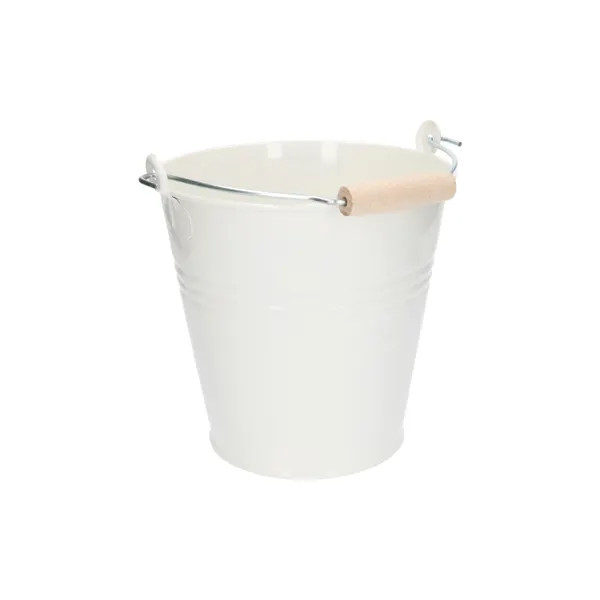 Dille & Kamille Emmer van zink in offwhite, 6 l