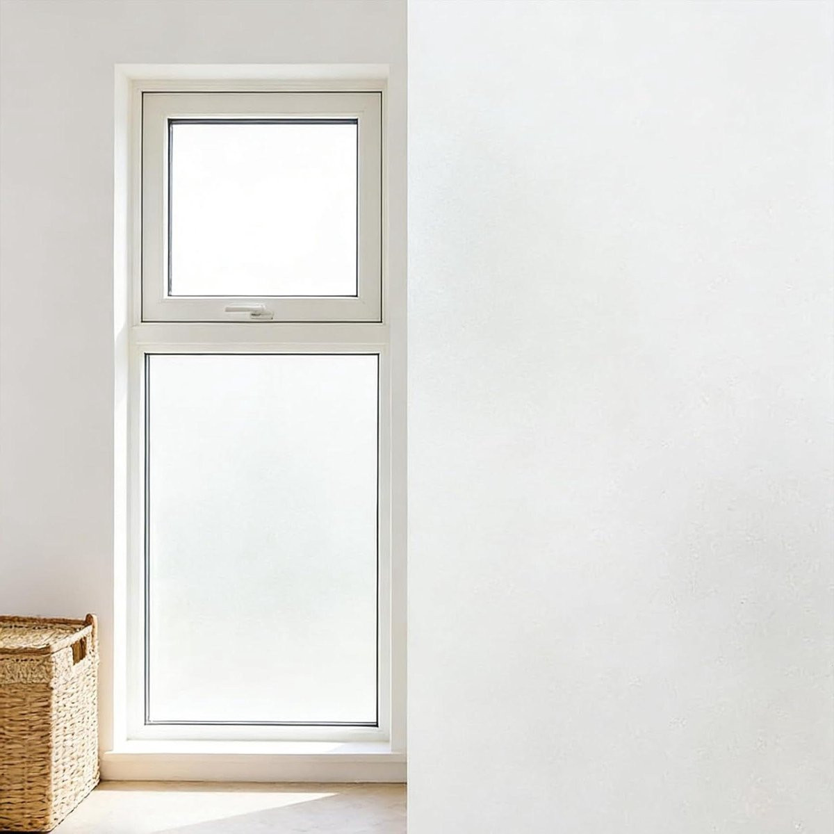 Statische raamfolie Wit - Lichtblokkerende Privacy Folie - 70 x 90 cm