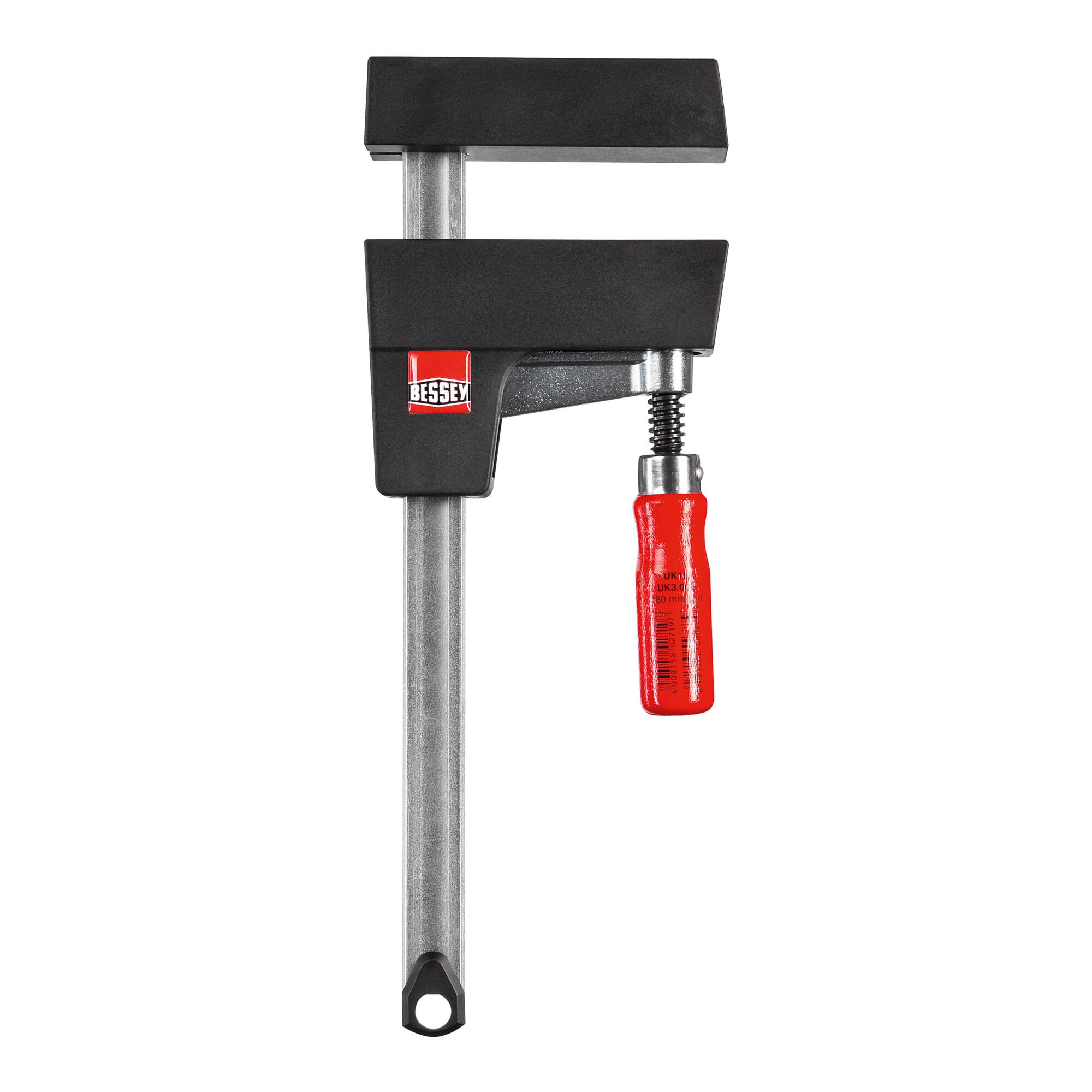 Bessey Flächenspanner UniKlamp Spann-W. 600mm Ausladung 80mm Spreizw. 172-720mm (UK60)