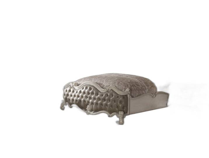 Xlmoebel Bett Edelstahl Barockbett in stilvollem Design mit handgefertigten Details (Bett, Barockbett), Hergestellt in Europa