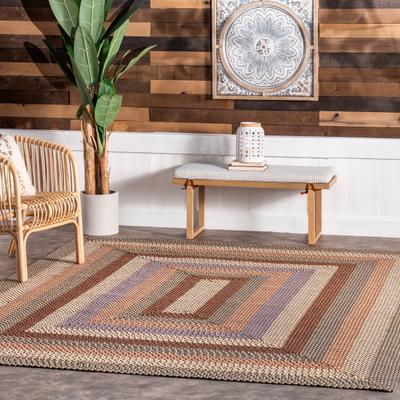 Nuloom Gwyneth Braided Borders Indoor/Outdoor Area Rug