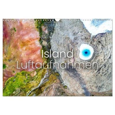 Island Luftaufnahmen (Wandkalender 2027 DIN A3 quer), CALVENDO Monatskalender