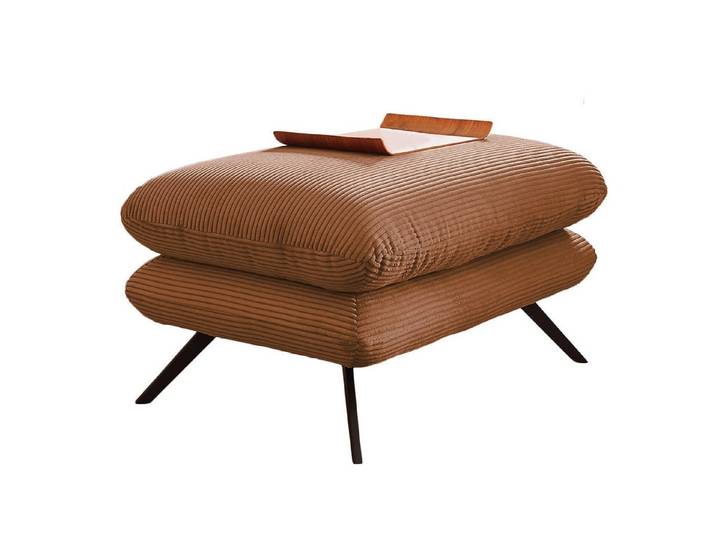 KAWOLA Hocker CHARME, Hockerbank Cord, verschiedene Breiten und verschiedene Farben