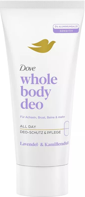 Dove - Whole Body Deodorant Creme Lavendel- & Kamillenduft ohne Aluminiumsalze, 75 ml