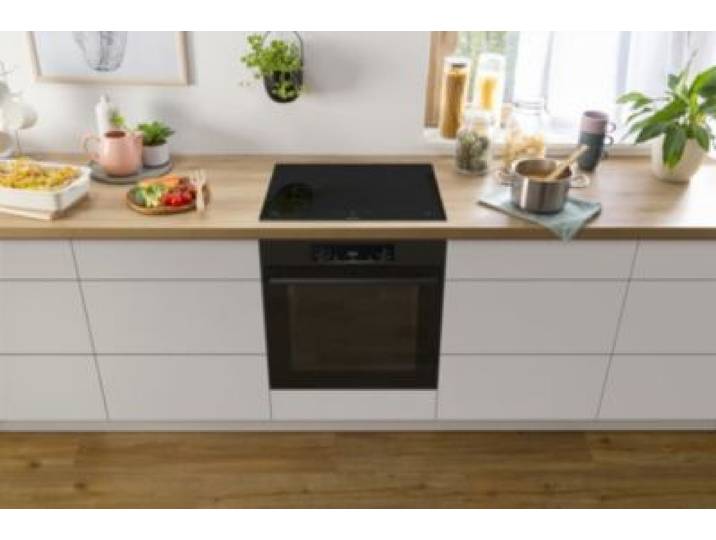 Gorenje - Four Encastrable Bop6737e02bk + Table Induction Gi601fmc - Pyrolyse - Chaleur Pulsée - Porte Froide