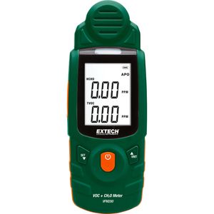 Extech Luftmessgerät VFM200, tragbar, Messung von Formaldehyd, TVOC, mit Alarm & Akku