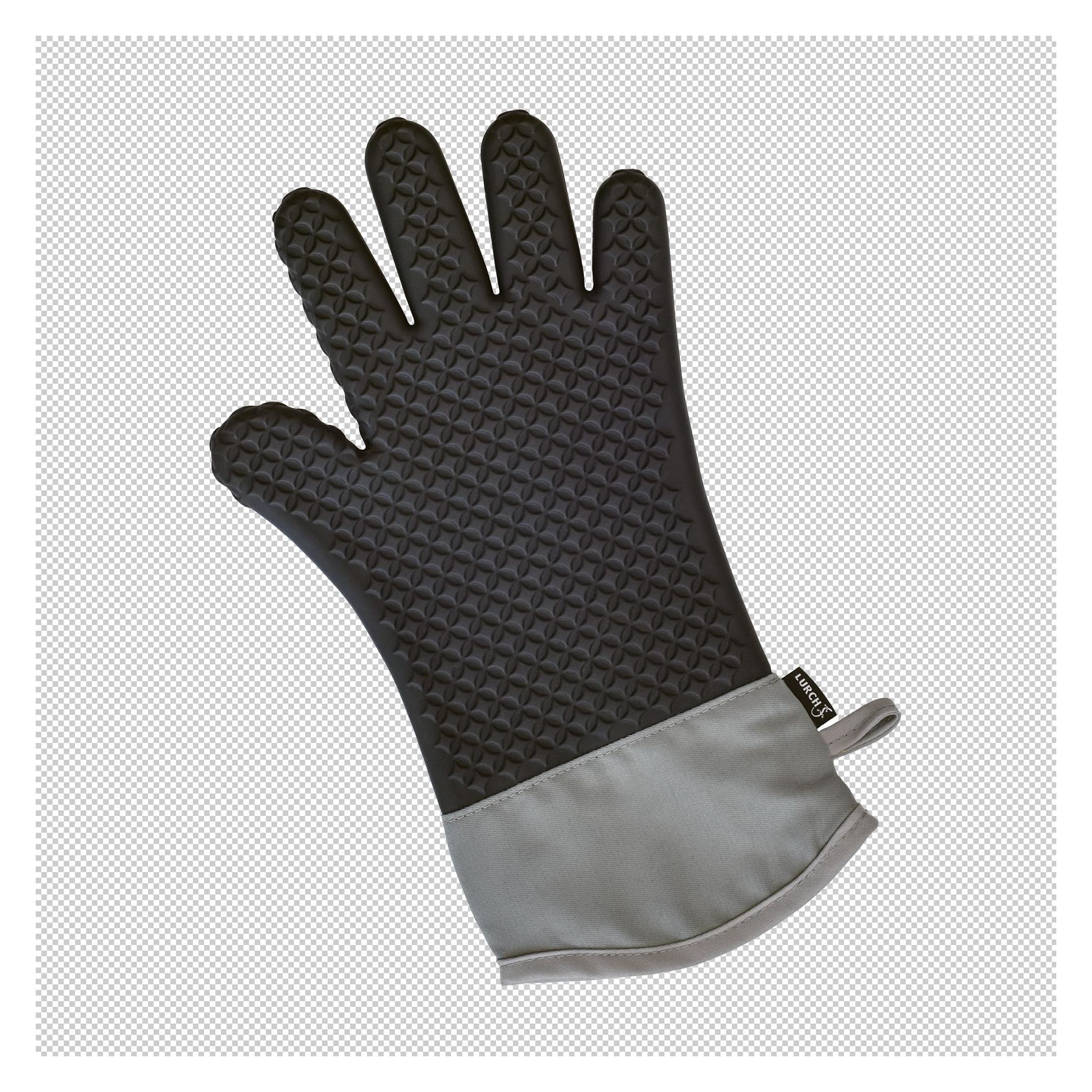 Lurch unisex Ofenhandschuh schwarz Einheitsgrösse, 1 St. (Silikon, tex) (70094)