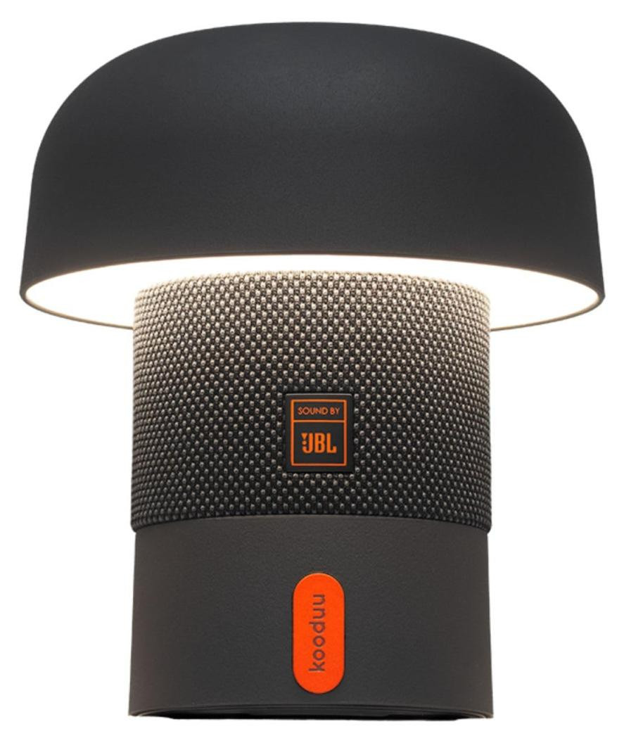 Kooduu Sensa Play Mini draagbare LED-lamp met speaker, grijs