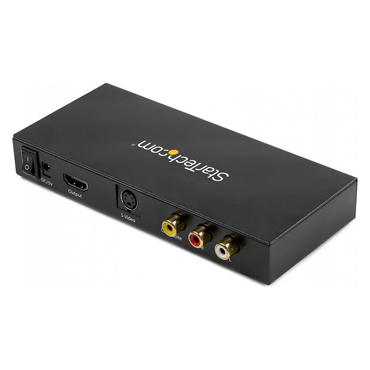 StarTech S-Video oder Composite auf HDMI Konverter mit Audio - 720p - NTSC und PAL (Video Switch) (VID2HDCON2)