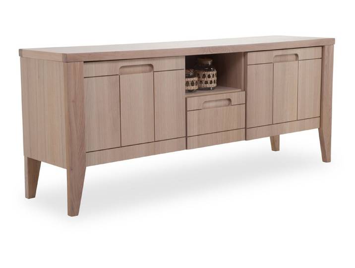 SANSIBAR LIVING Lowboard Lowboard SANSIBAR DORNUM BHT 171x70x43 cm braun TV-Lowboard