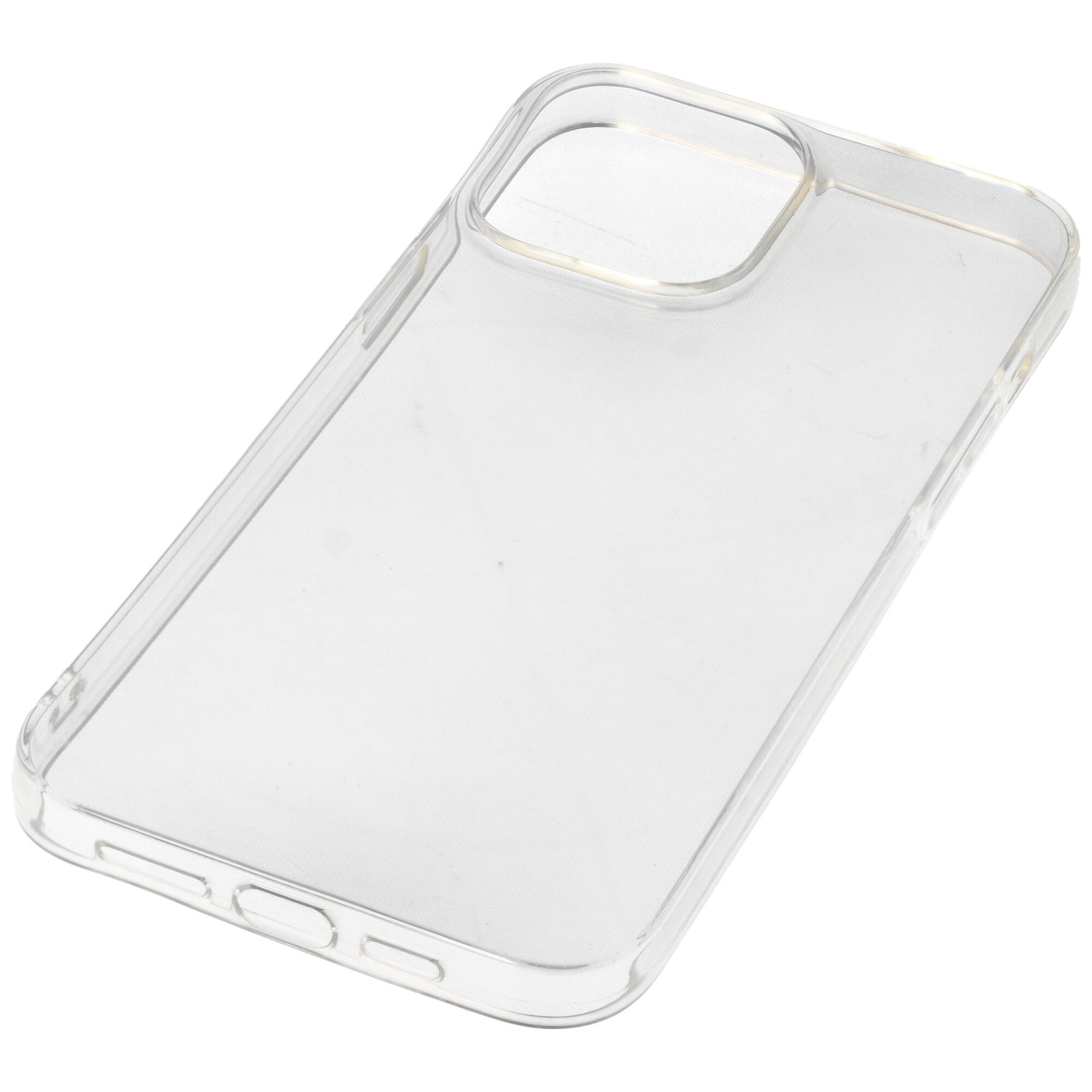 AccuCell Beschermhoes voor Apple iPhone 13 Pro Max - Transparante Siliconen en TPU Behuizing met Valbescherming