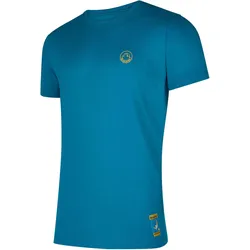 La Sportiva, Herren, Sportshirt, Climbing on the Moon T-Shirt M (XL), Blau