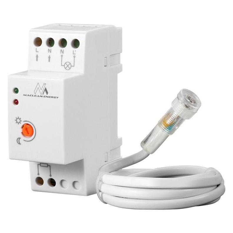 Maclean MCE83 MCE83 Lichtschalter auf DIN-Schiene mit externem Detektor (URZ0836)