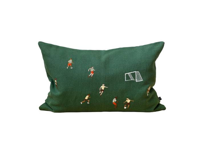 Fine Little Day Taie Soccer football 58x38 cm Green
